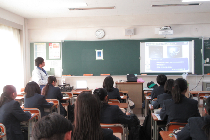 ガラス出前授業